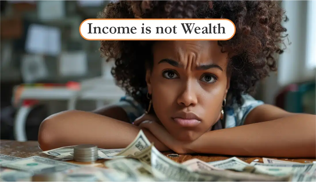 Biblical perspective on why income is not the same as wealth creation